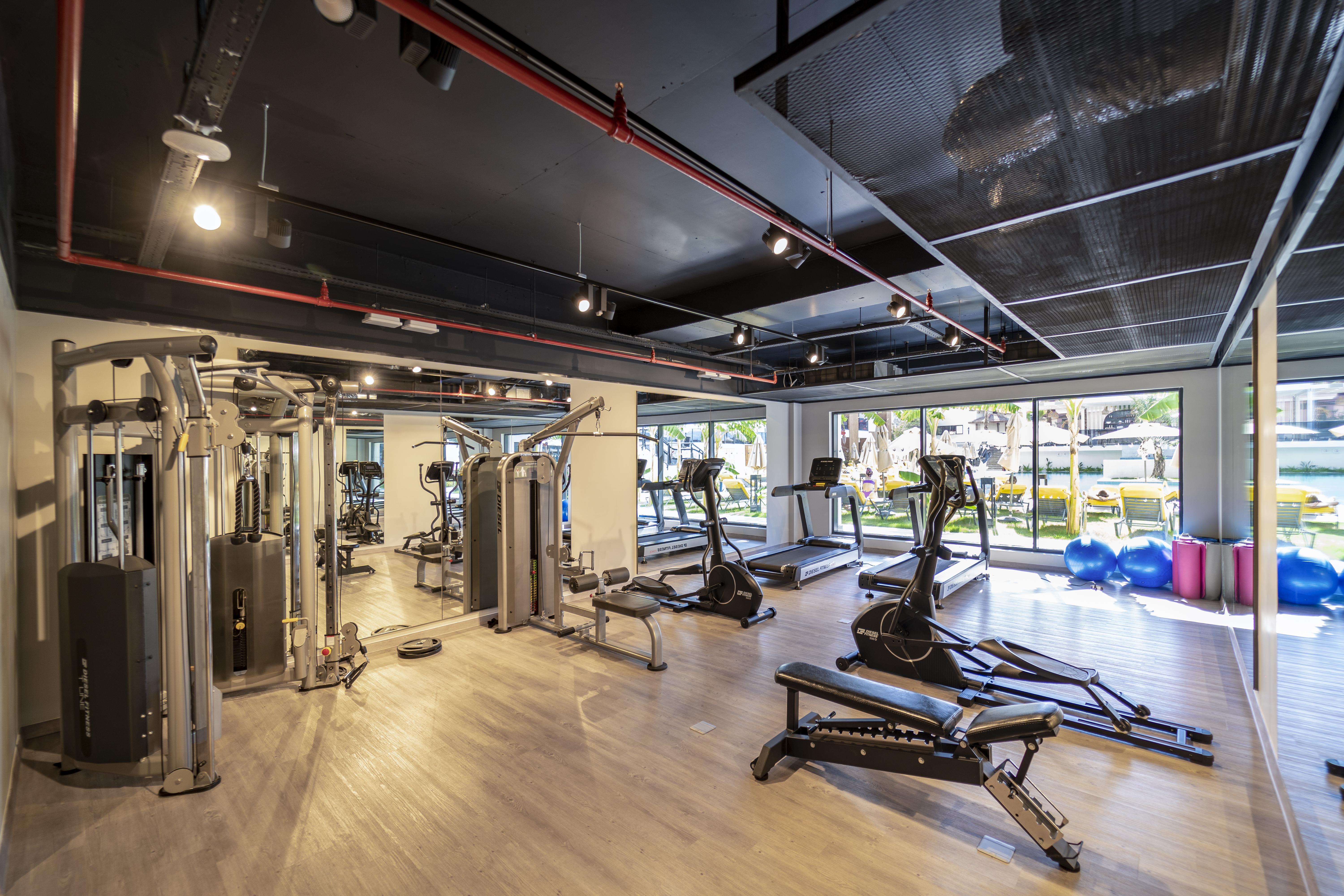Sundia Exclusive By Liberty Fethiye Adults Only Hotel Luaran gambar The gym at the hotel