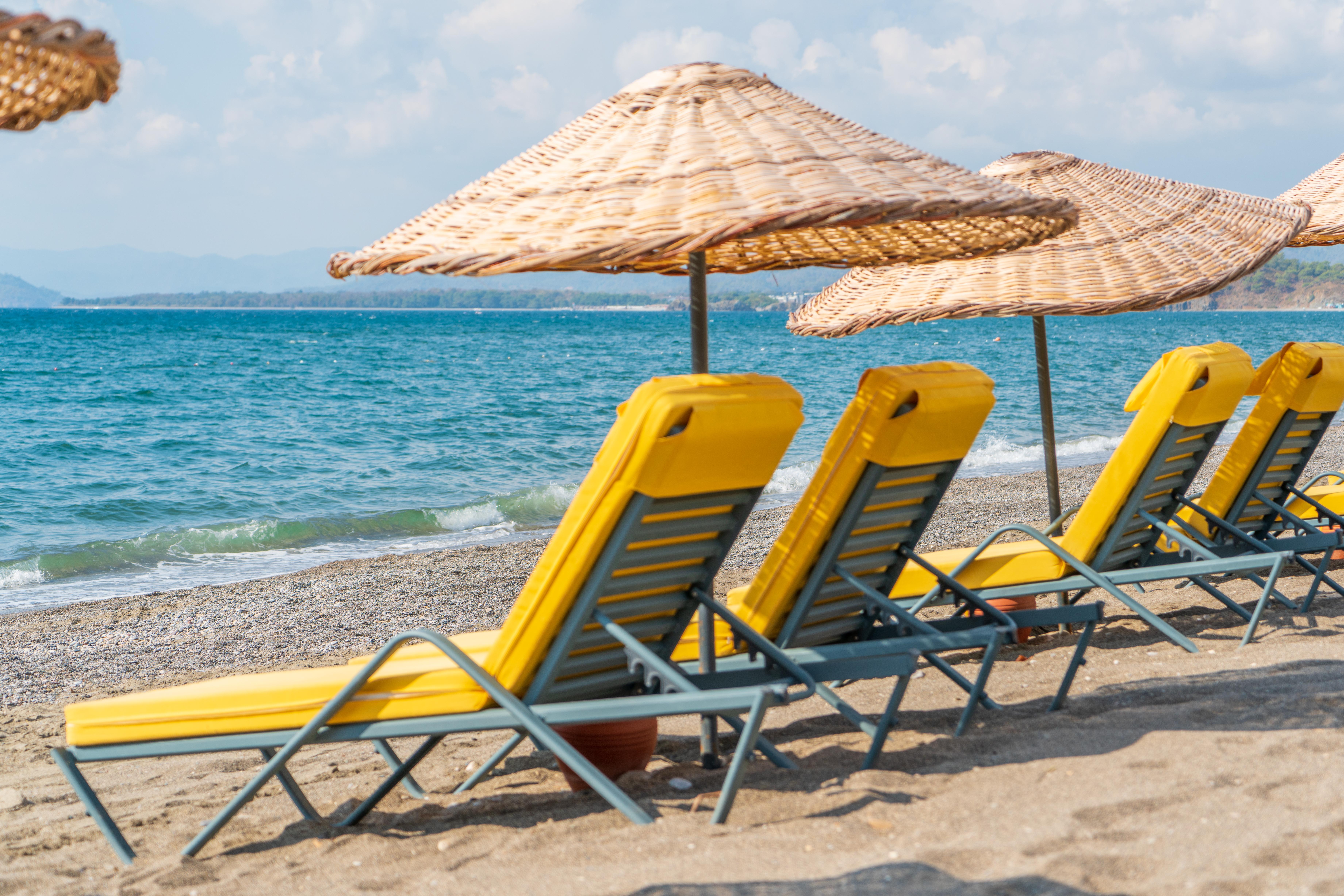 Sundia Exclusive By Liberty Fethiye Adults Only Hotel Luaran gambar Beach chairs
